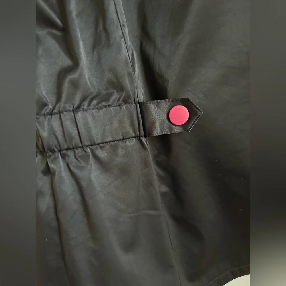 EP Pro Poppy‎ Hills Golf Vest  Women's Size Small Black with Pink Accents